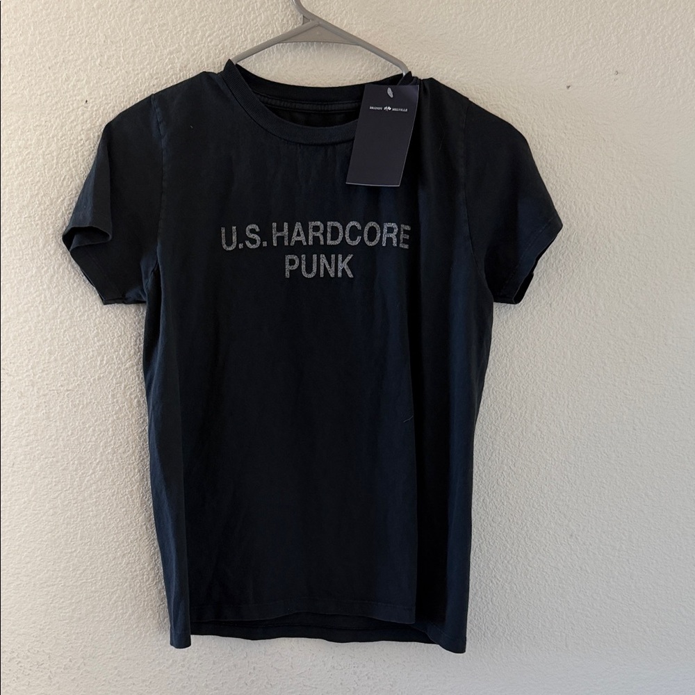 Brandy melville black Chloe US Hardcore punk top